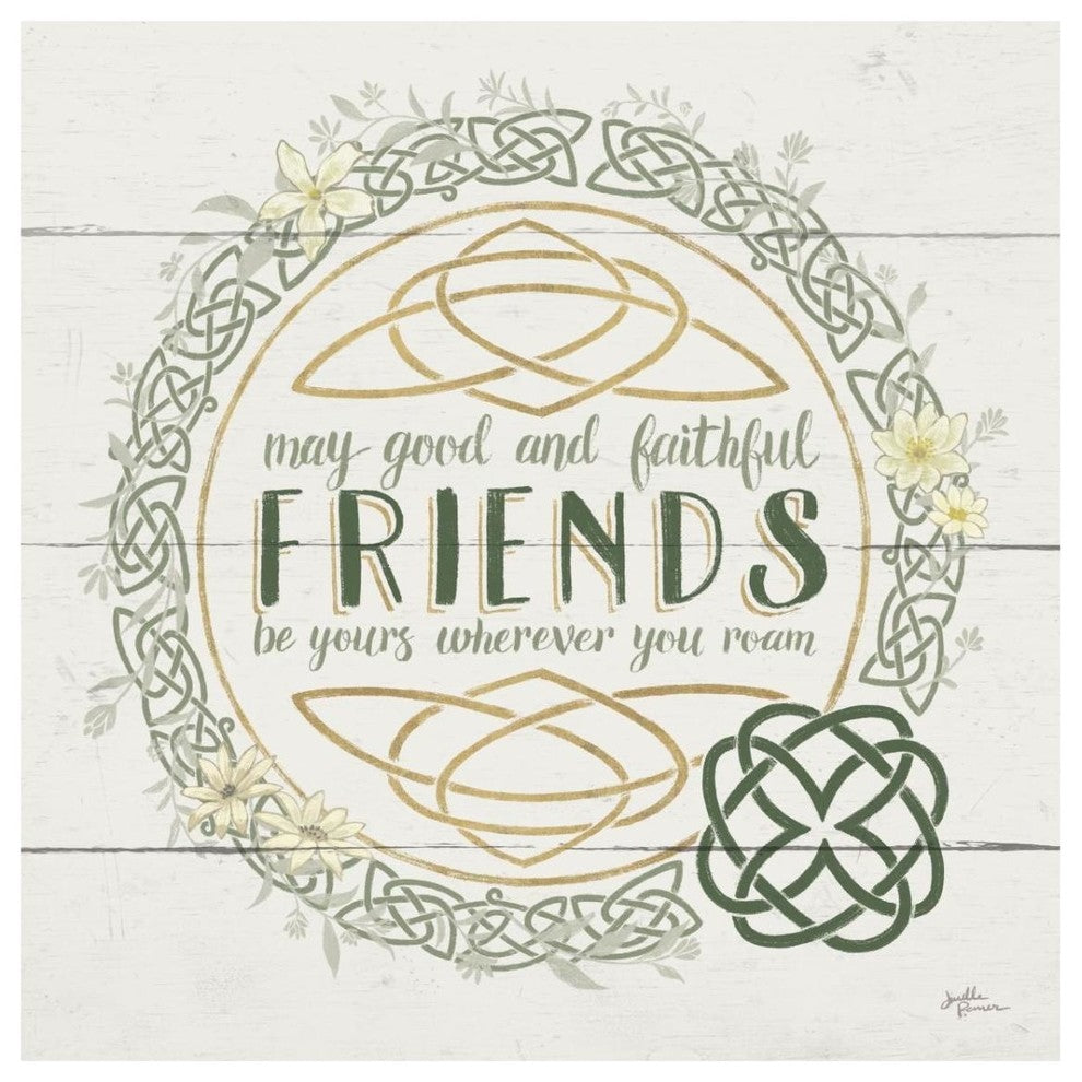 "Irish Blessings IV" Digital Paper Print by Janelle Penner, 32"x32"