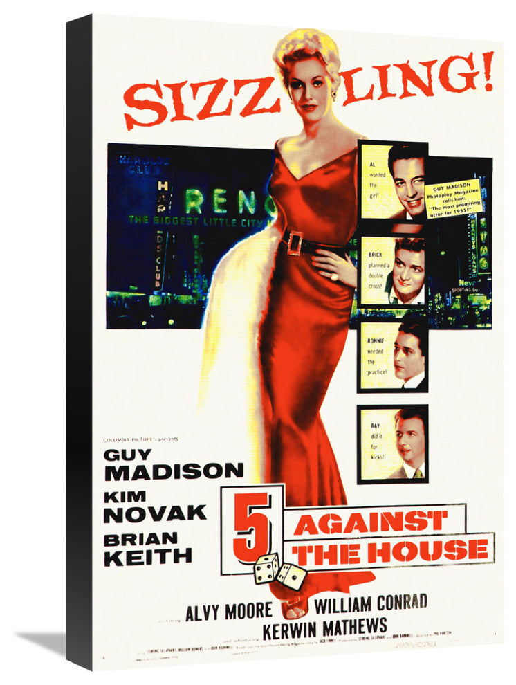 "Against The House" Stretched Canvas Giclee by Hollywood Photo Archive, 15x22"