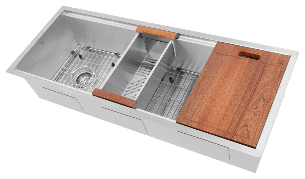 ZLINE 43 In. Under Mount Sink, Stainless Steel, Single Bowl, SLS-43