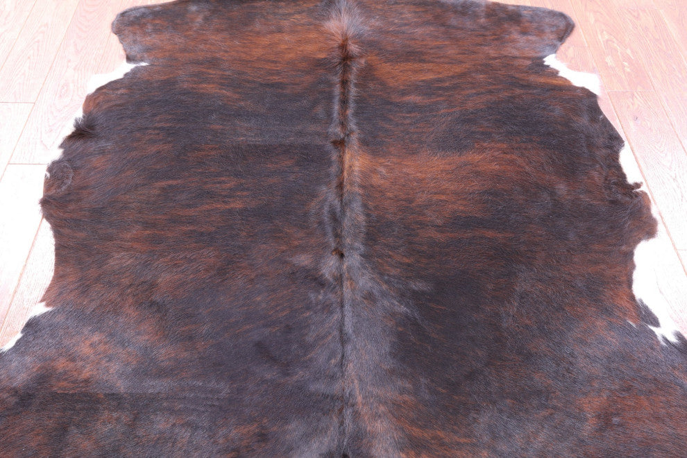 5' 11" X 5' 2" Natural Cowhide Rug C2298