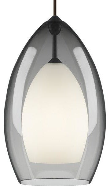 Tech Lighting 700TDFIRGPKB One Light Pendant Fire Black