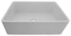 ALFI brand AB3020SB-W 30" White Reversible Single Fireclay Farmhouse Sink