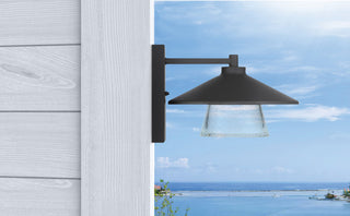 Access Lighting 20060LEDDMG Silo 10" Tall LED Outdoor Wall Sconce - Black /