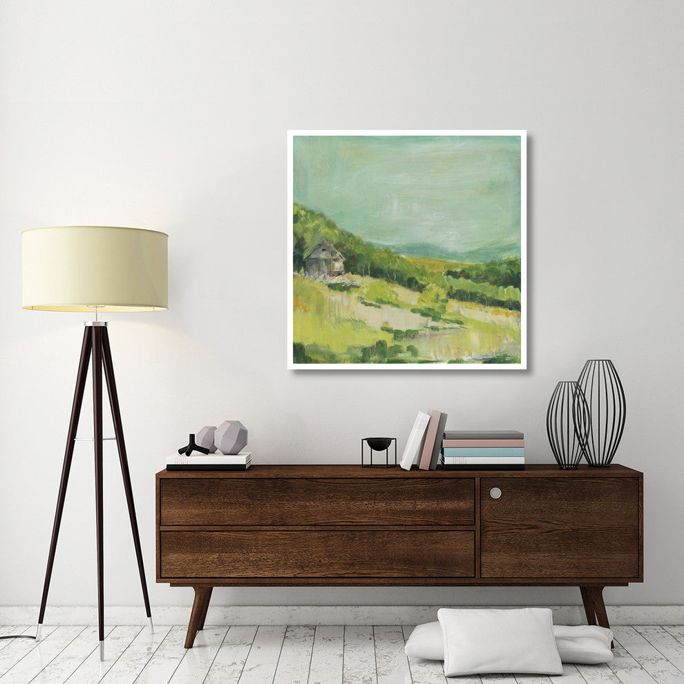 "Upper Fields" Digital Paper Print by Sue Schlabach, 42"x42"