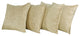 Serenta Textured Velvet Pillow Shell, Set of 4, Almond Buff