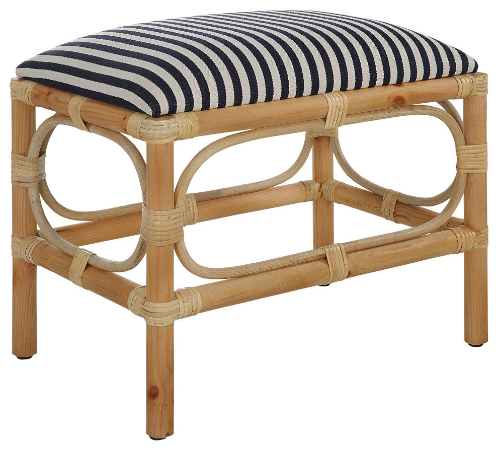 Laguna Small Bench, Striped