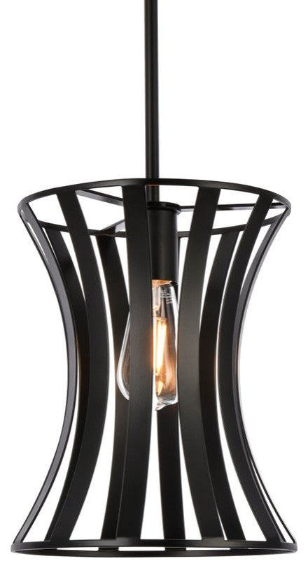 Leah 1-Light Pendant, Black