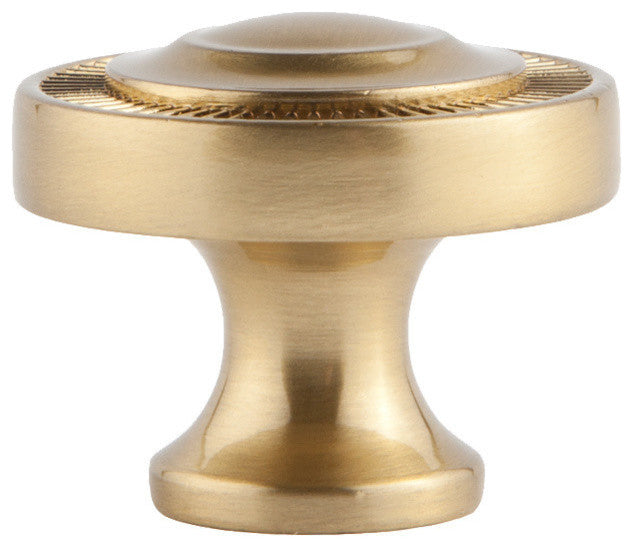 Sumner Street Home Hardware Minted Knob, Small, Satin Brass