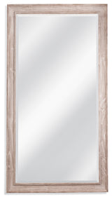 Kibbe Floor Mirror - White Wash