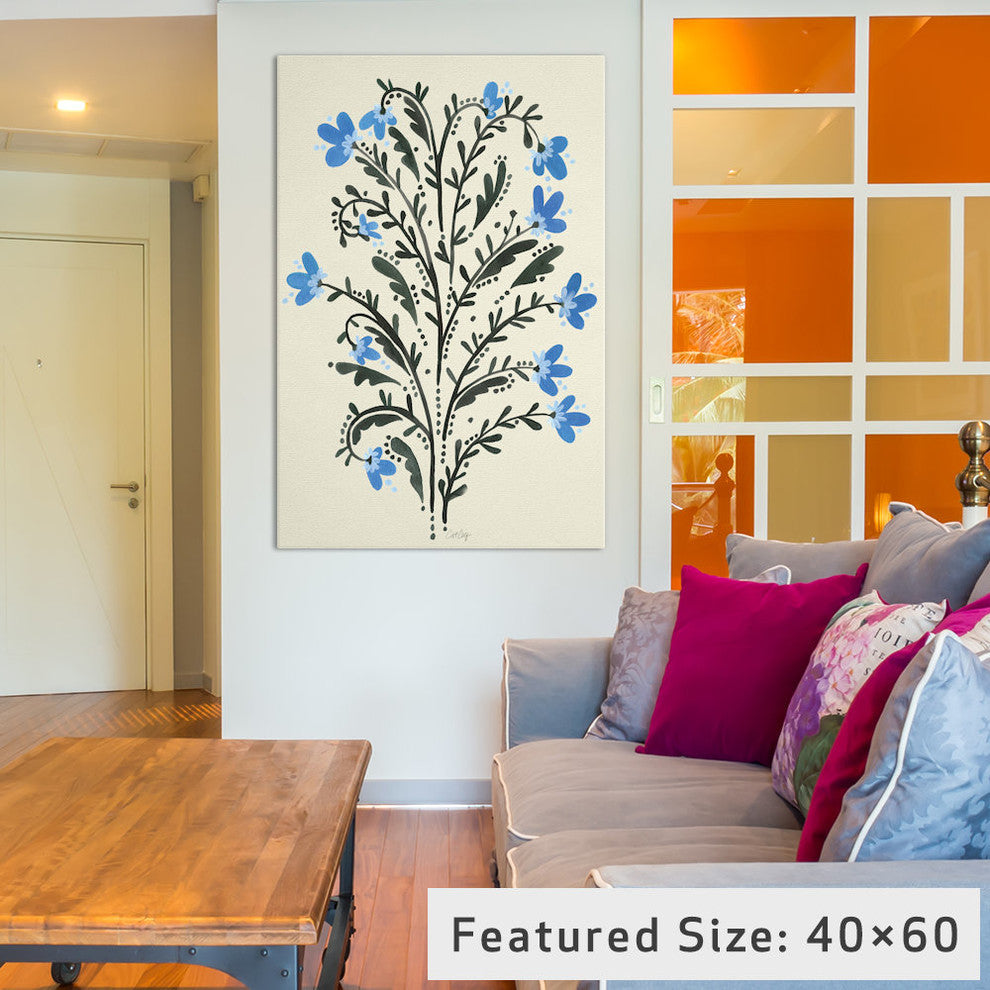 "Flowers Artprint" by Cat Coquillette, 40x26x1.5