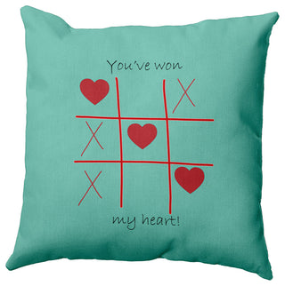 You've Won My Heart Decorative Throw Pillow, Spring Green, 20"x20"