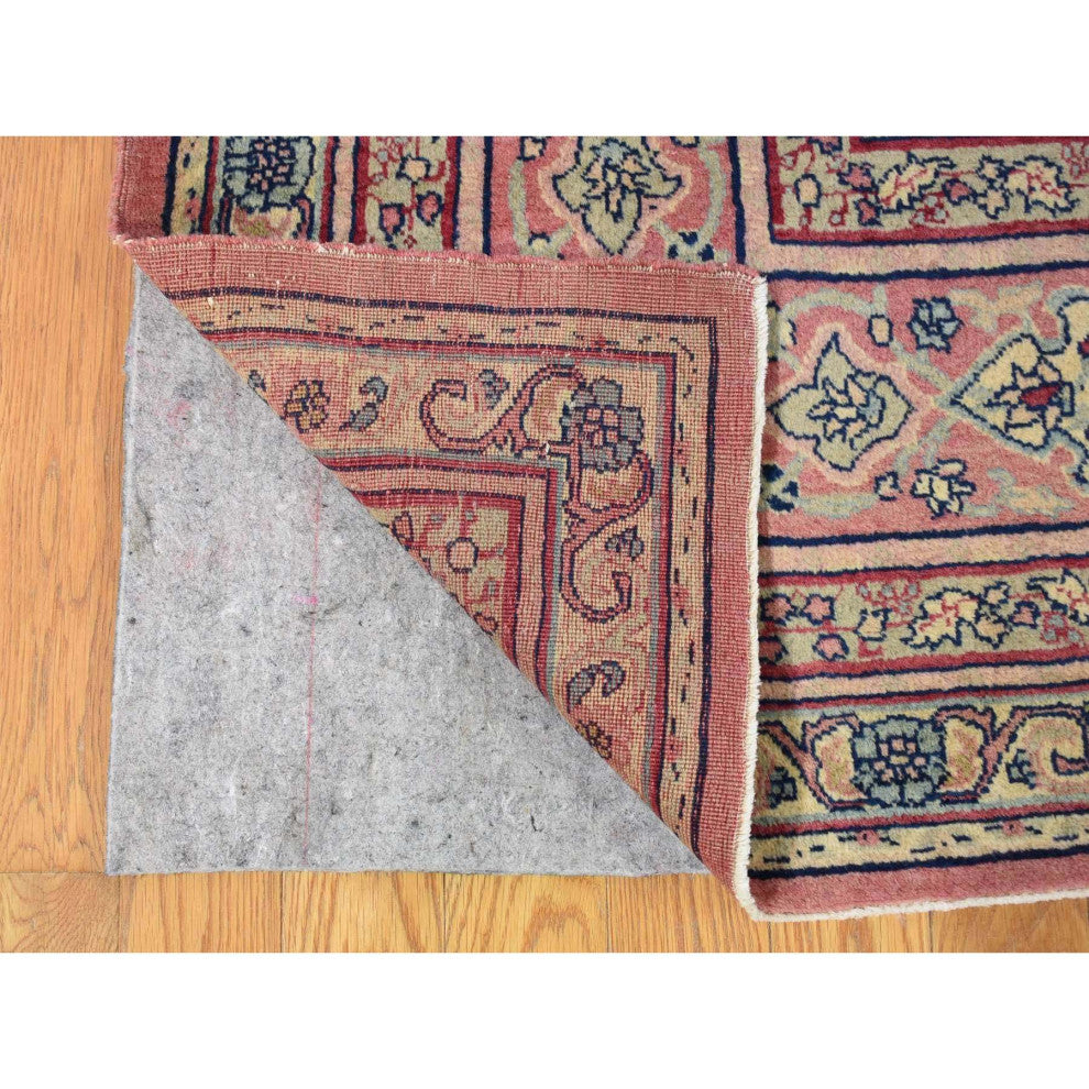 Beige Antique Turkish Sivas Mint Condition Clean and Soft Wool Rug 7'7" x 12'7"