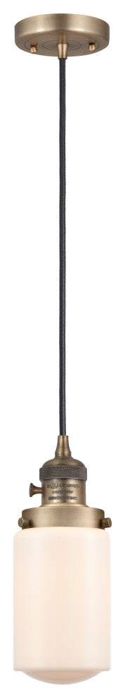 INNOVATIONS 201CSW-BB-G311 1-Light Mini Pendant Brushed Brass