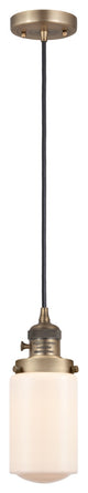 INNOVATIONS 201CSW-BB-G311 1-Light Mini Pendant Brushed Brass