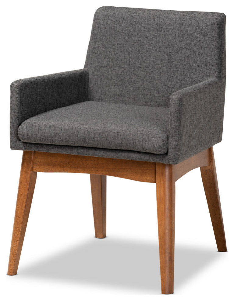 Nexus Modern Farmhouse 5-Piece Dining Set Dark Gray