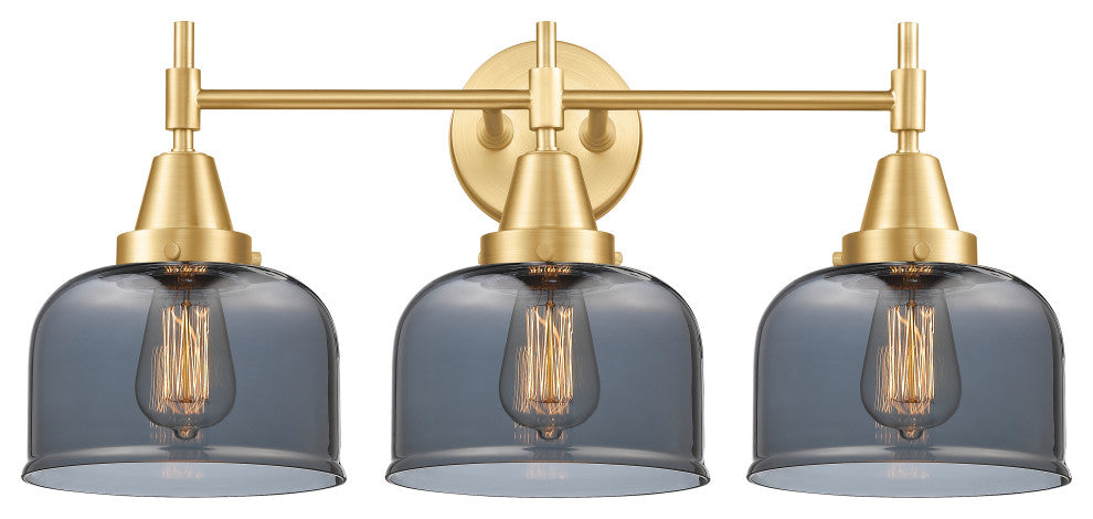 Innovations 447-3W-SG-G73 3-Light Bath Vanity Light, Satin Gold