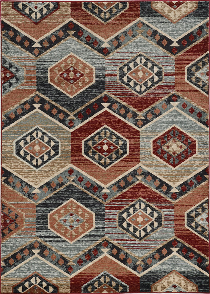 KAS Chester 5630 Red Artisan Area Rug, 9'x12'