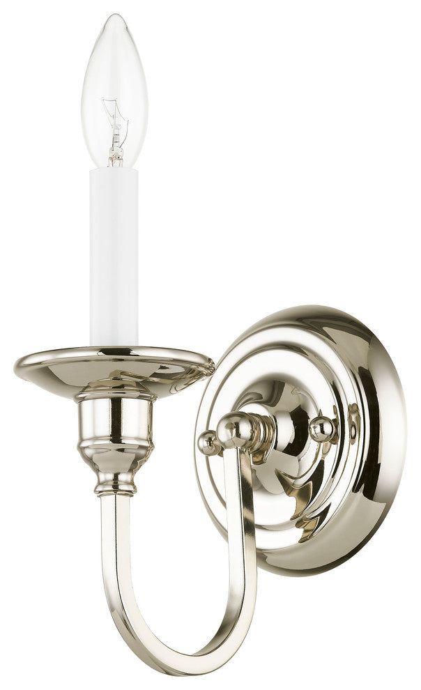 Cranford Wall Sconce, Polished Nickel