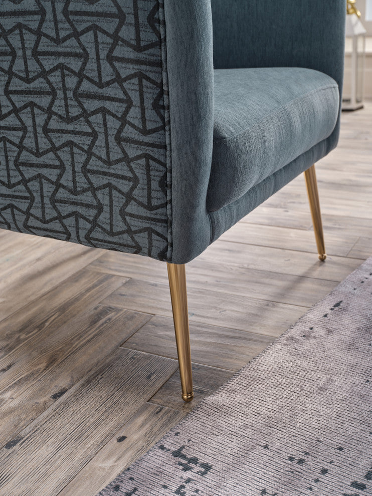 Cloak  Accent Armchair, Cloak Green