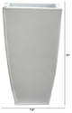 13" Tapered Square Metal Planter