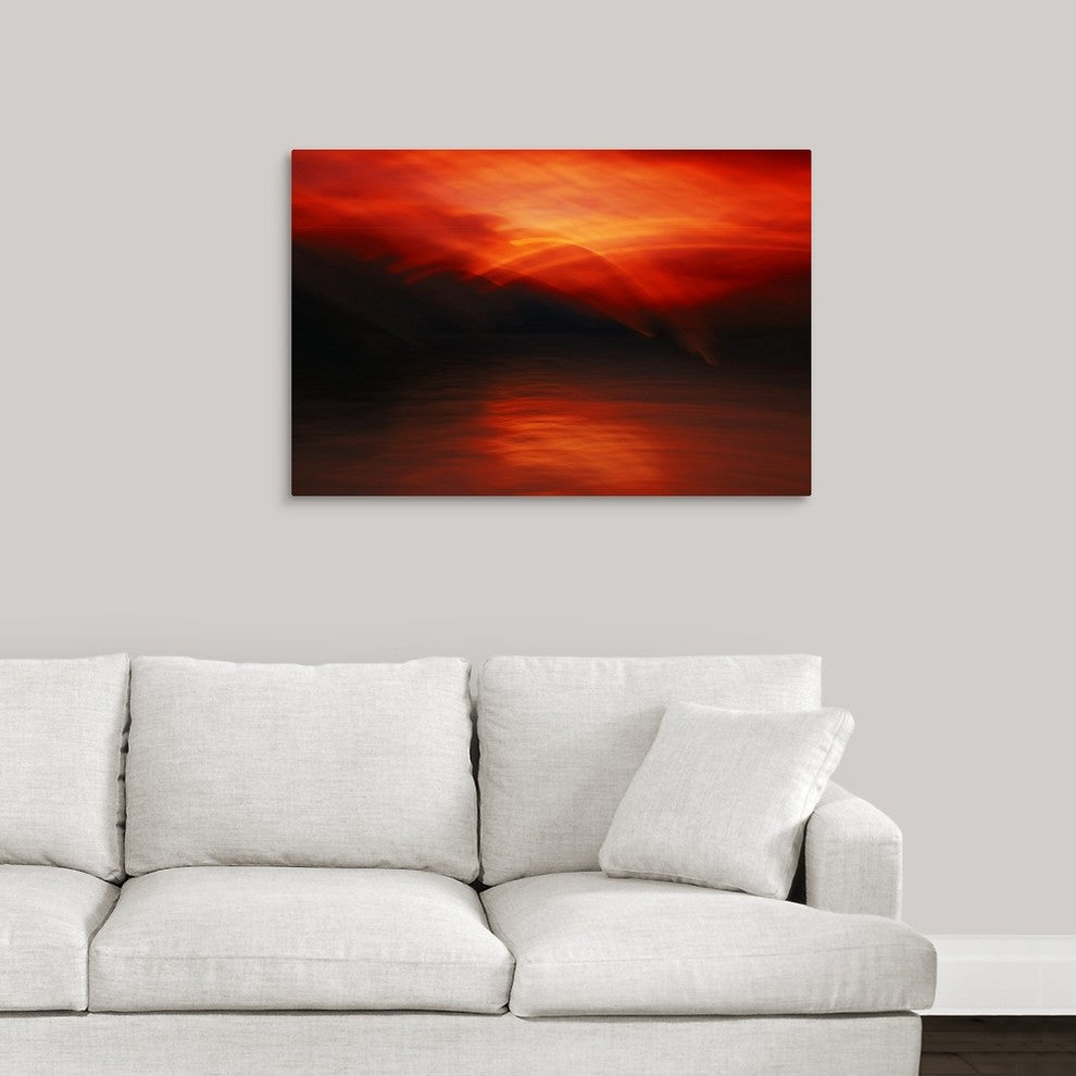 "Slocan Lake X" Wrapped Canvas Art Print, 36"x24"x1.5"