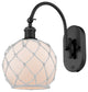 Innovations 518-1W-BK-G121-8RW-LED 1-Light Sconce, Matte Black