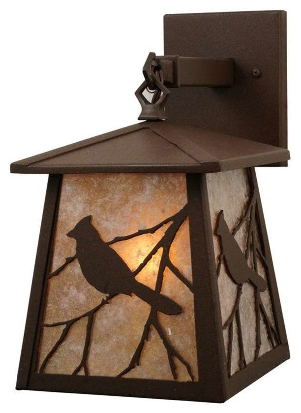 7"W Stillwater Song Bird Hanging Wall Sconce
