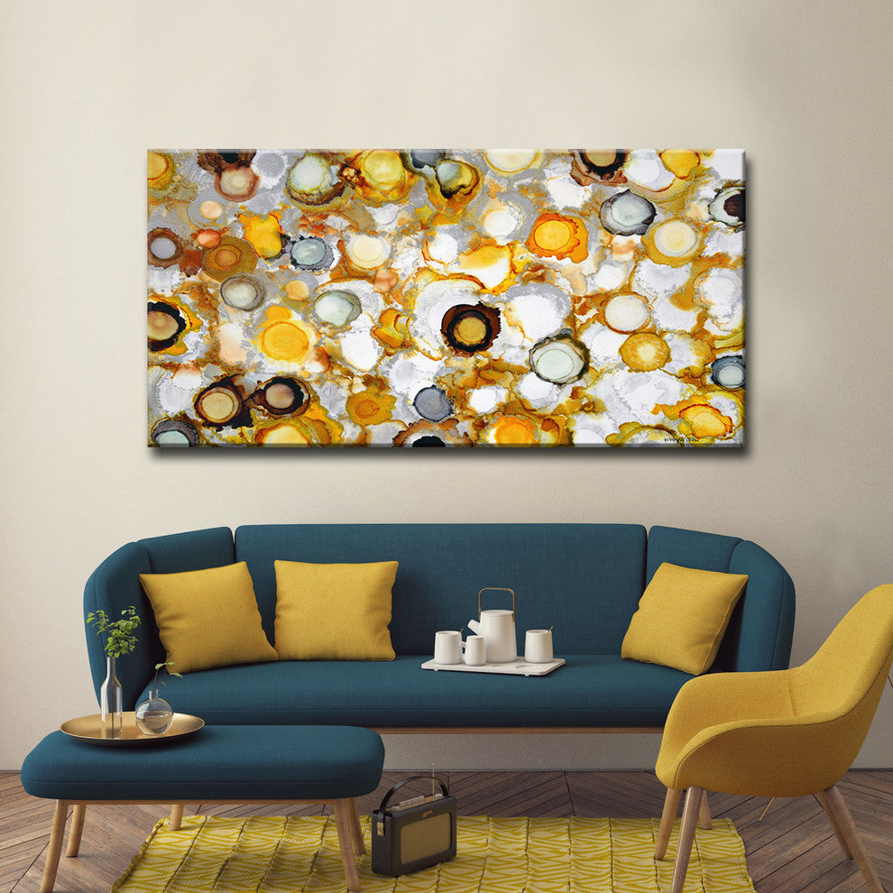 Ready2HangArt 'Sundrops' by Norman Wyatt, 12"x24"