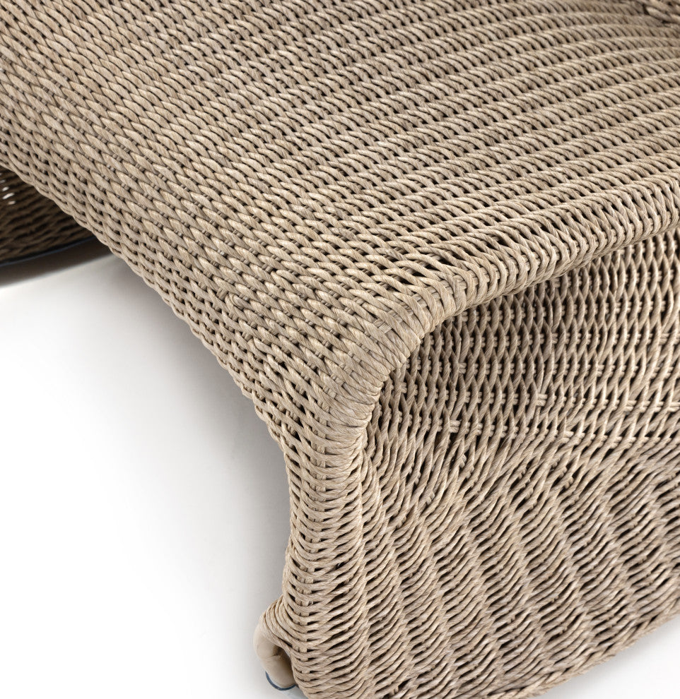 Portia Outdoor Rocking Chair-White