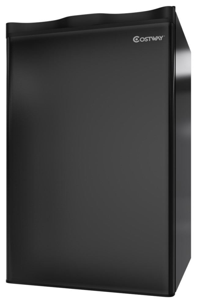 Costway 3.2 Cu.Ft. Compact Refrigerator Mini Dorm Small Fridge Reversible Door