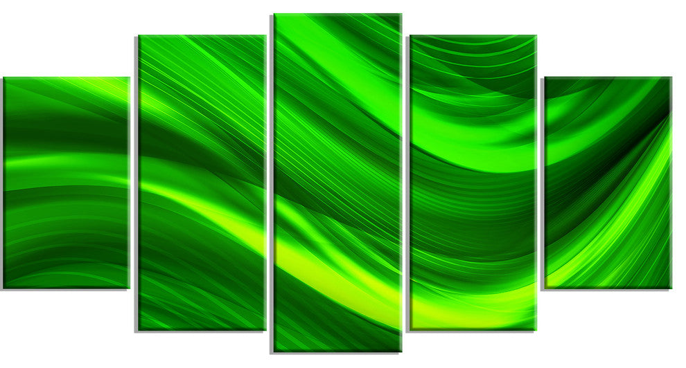 "Green Laser" Canvas Painting