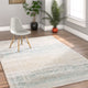 Well Woven Kensington Melange Vintage Modern Blue Area Rug, 7''10" X 10''6"