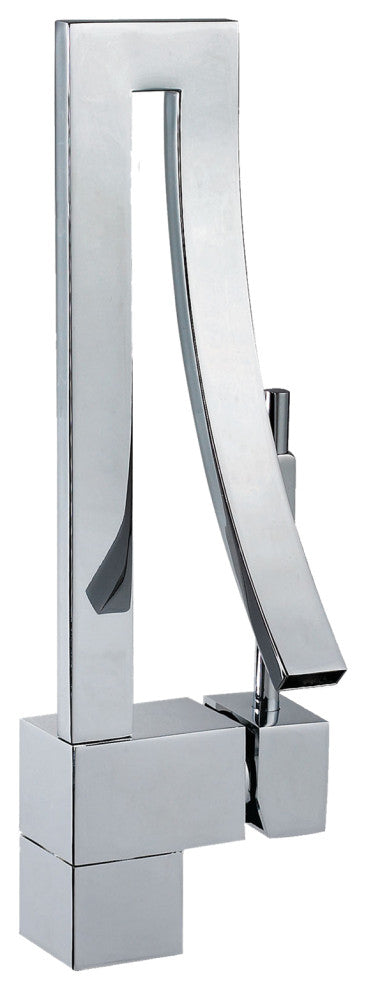 STYLISH Single Handle Vessel Sink Bathroom Faucet, Polished Chrome