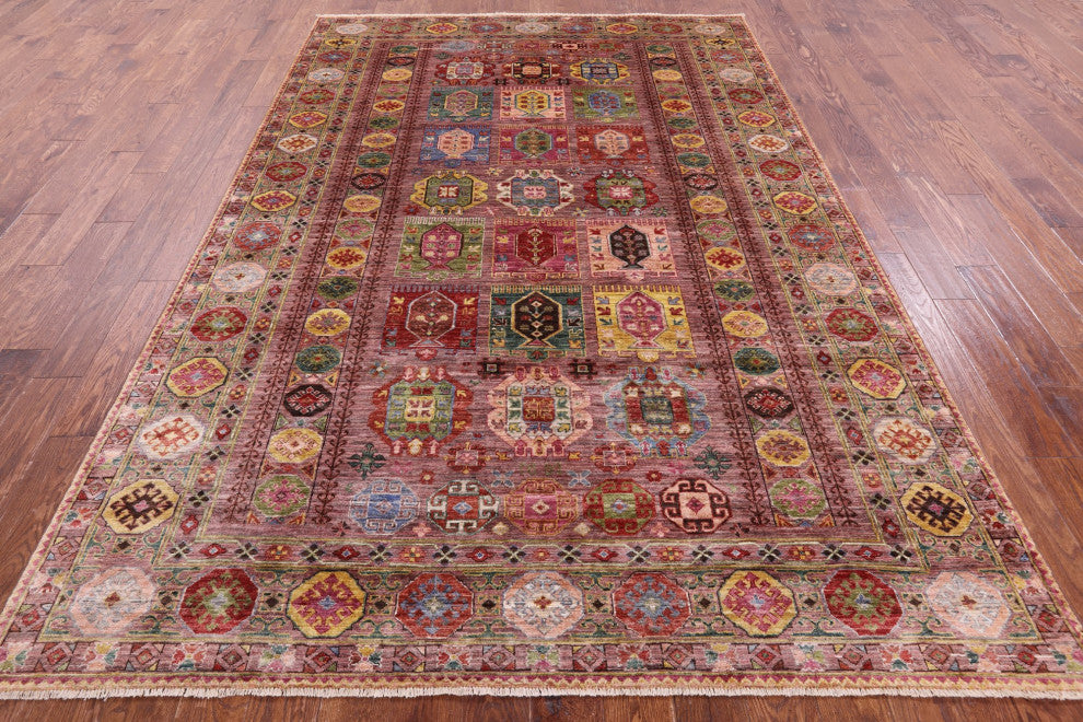 6' 9" X 10' 0" Handmade Persian Wool Rug - Q12496