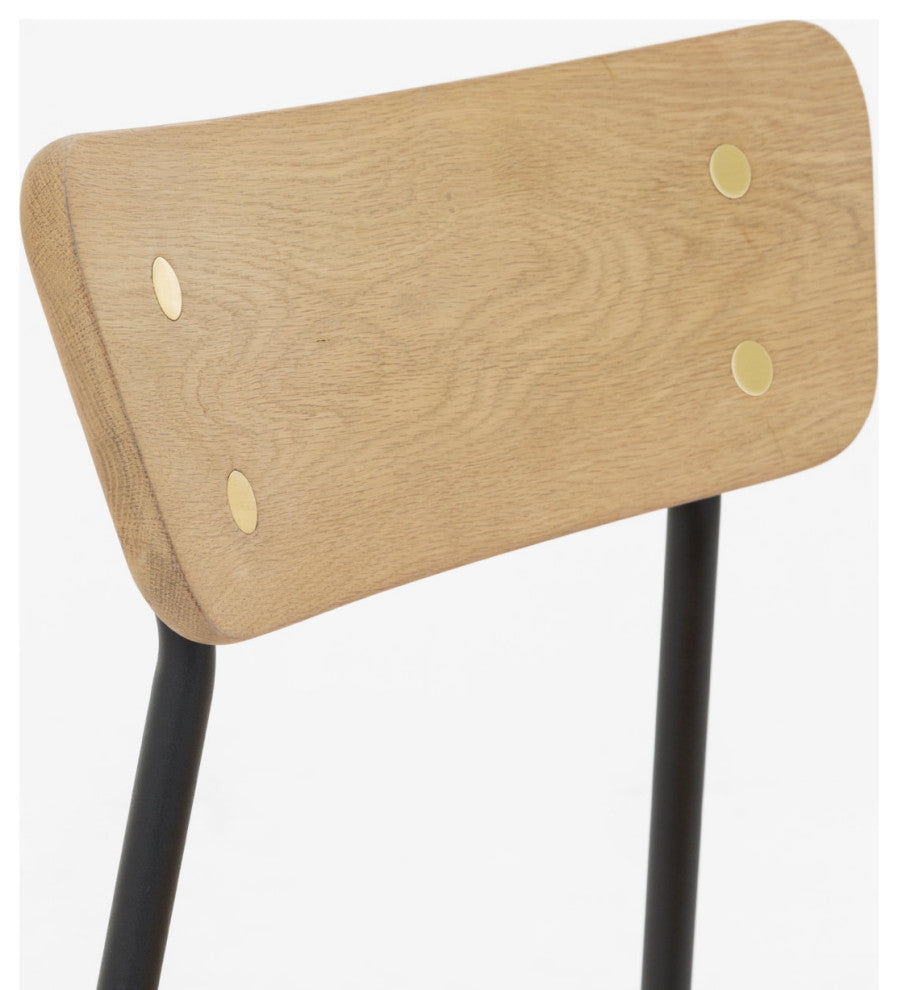 Colton Dining Chair, Light Brown, Set of 2
