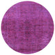 Ahgly Company Indoor Round Mid-Century Modern Area Rugs, 8' Round