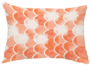 Zircoland 14"x20" Abstract Decorative Outdoor Pillow, Orange