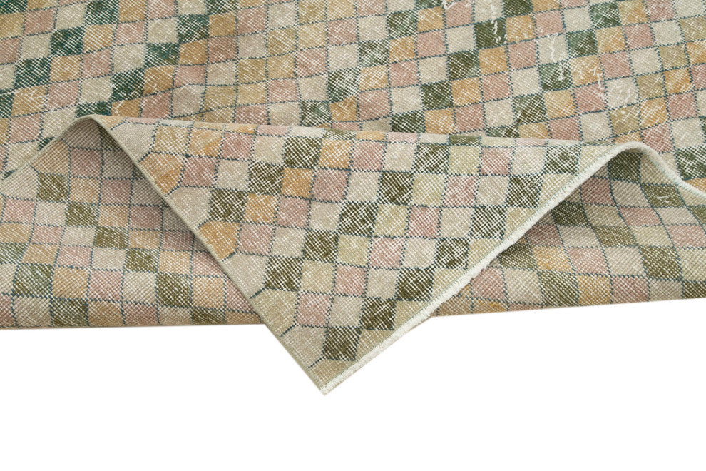 Rug N Carpet - Handmade Turkish 5' 1'' x 8' 4'' Unique Vintage Rug