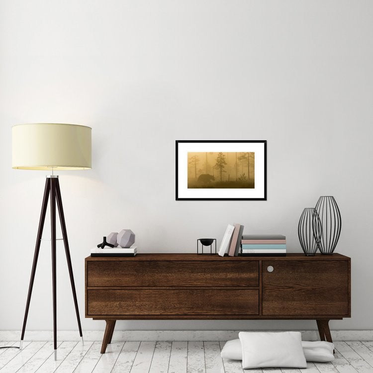 "Morning Fog" Framed Digital Print by Svein Ove Linde, 30"x20"
