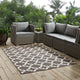Area Rug Floor Carpet, Indoor Outdoor, Moroccan, Rectangular, 4x6, Gray Beige