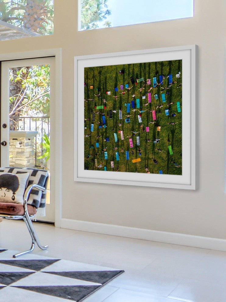 "Stretched Arms" Framed Print by Karolis Janulis