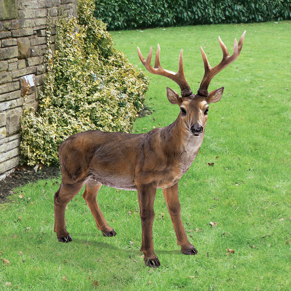 Standing Big Buck Statue