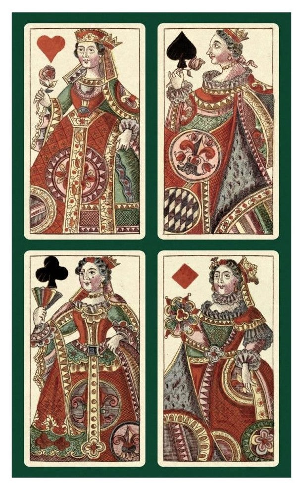 "Queens (Bauern Hochzeit Deck)" Print by Andreas Benedictus GÃŒÂ¦bl, 28"x46"