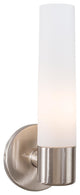 George Kovacs P5041 Saber 1 Light Wall Sconce, Brushed Nickel