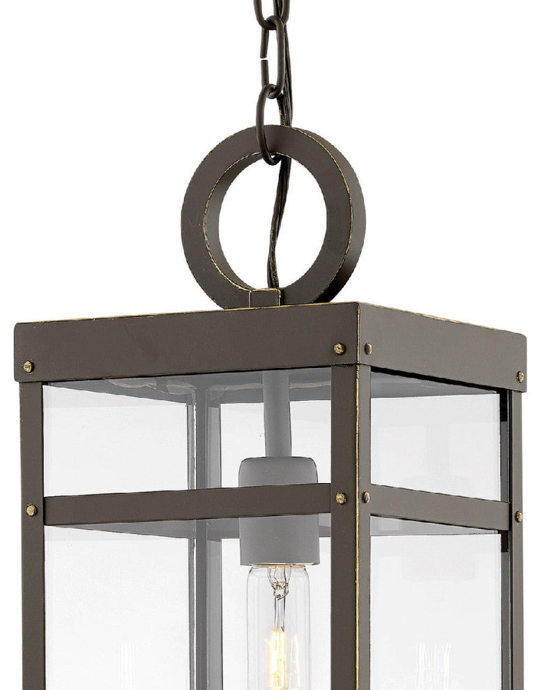Hinkley Porter Medium Hanging Lantern, Oil Rubbed Bronze