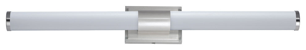 Optic LED 36" 2-Light Bath Vanity in Satin Nickel