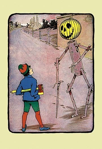 Tip and Jack Pumkinhead- Gallery Wrapped Canvas Art 28" x 42"