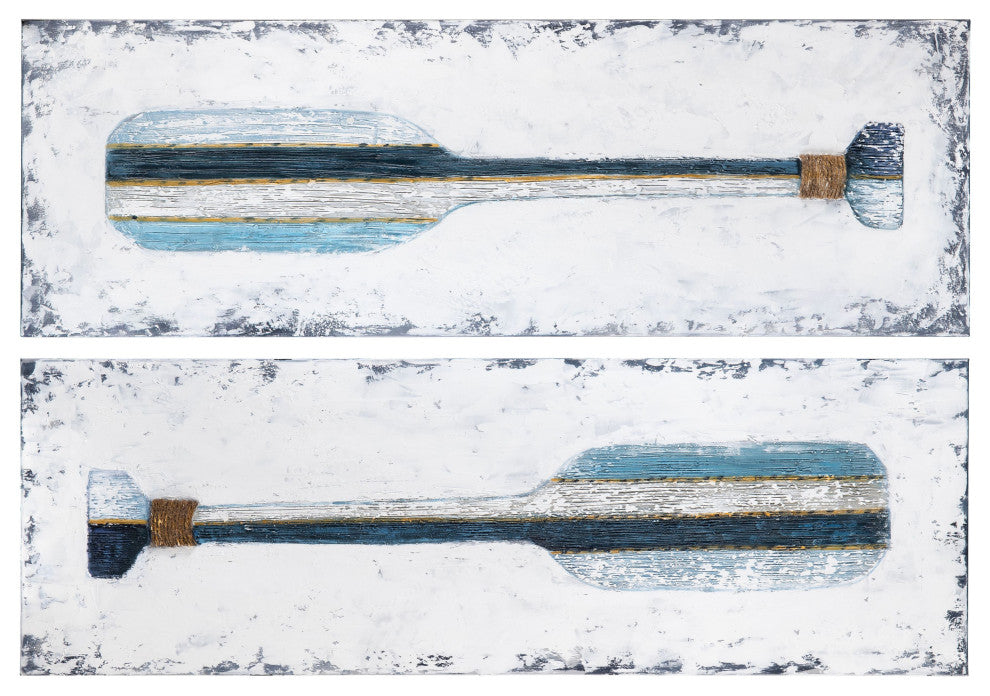 Paddles Up Canvas 2-Piece Wall Art