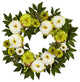 24" Peony Mum Wreath