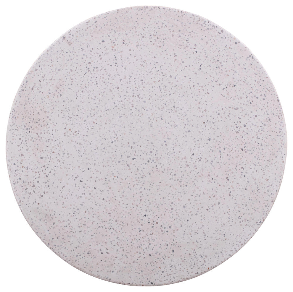 Terrazzo Light Speckled Side Table